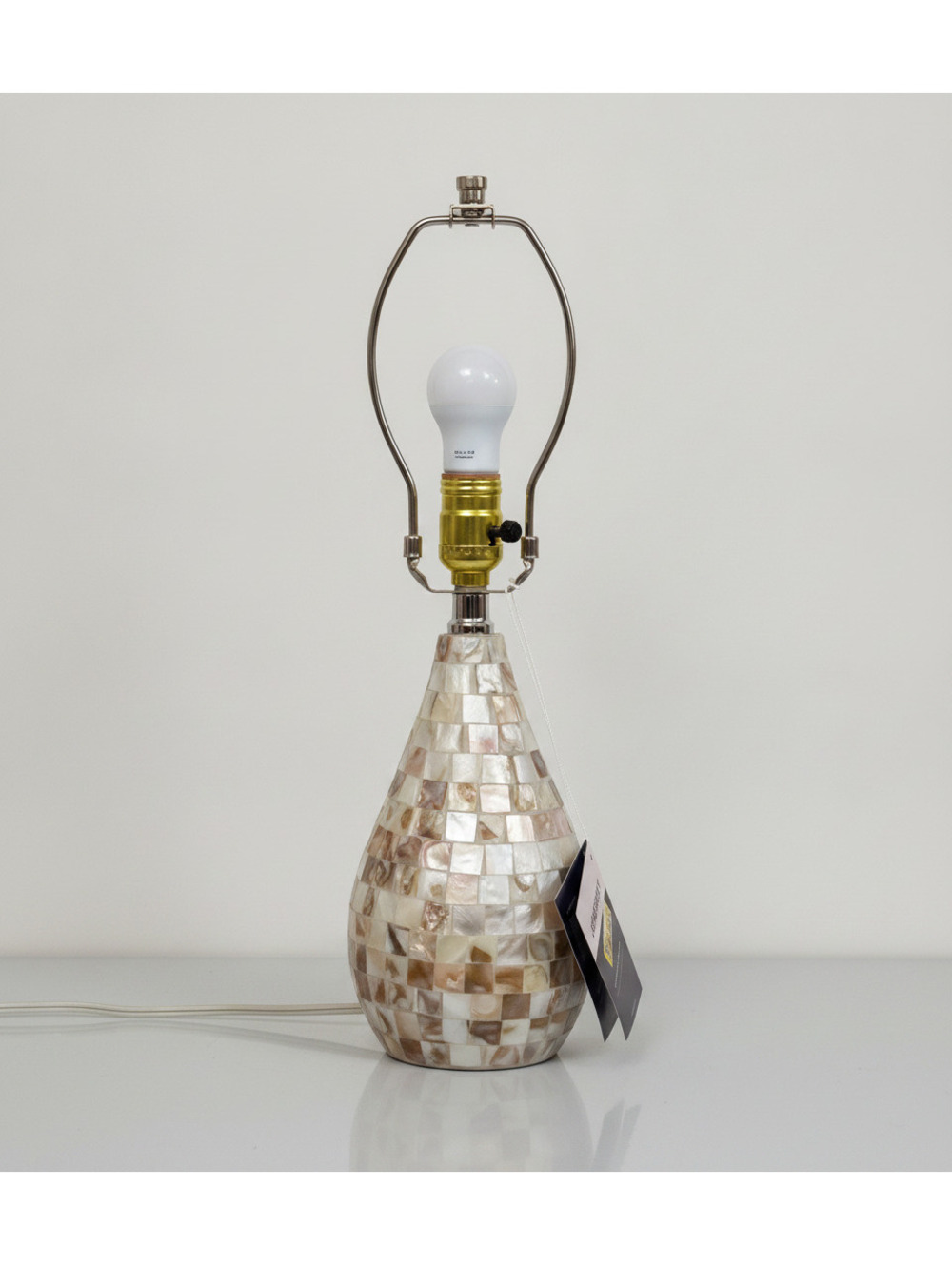 Jonathan Y Mosaic Table Lamp with Mother of Pearl Inlay